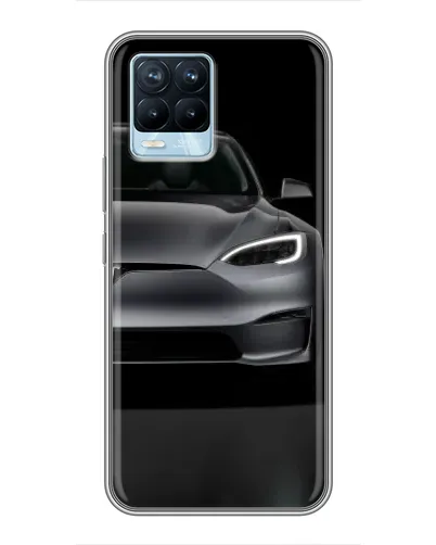 Чехол для Realme 8 с картинкой «Tesla Model S Look» Чехол для Realme 8 с картинкой «Tesla Model S Look»