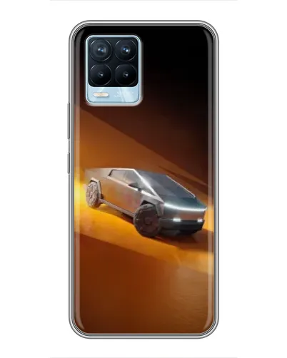 Чехол для Realme 8 с картинкой «Cybertruck в пустыне» Чехол для Realme 8 с картинкой «Cybertruck в пустыне»