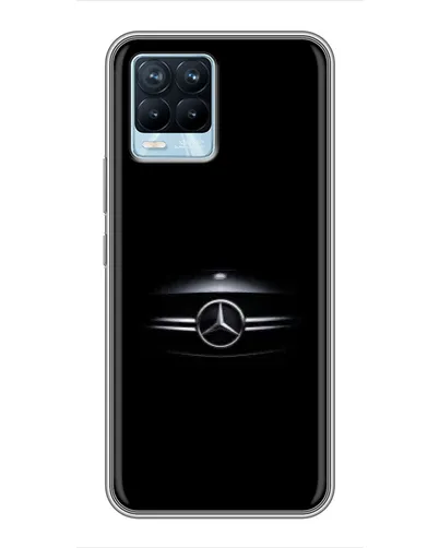 Чехол для Realme 8 с картинкой «Mercedes — абстрактные линии» Чехол для Realme 8 с картинкой «Mercedes — абстрактные линии»