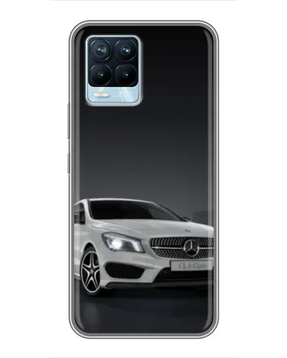 Чехол для Realme 8 с картинкой «Mercedes AMG GT Silver» Чехол для Realme 8 с картинкой «Mercedes AMG GT Silver»