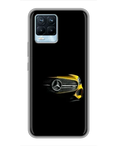 Чехол для Realme 8 с картинкой «Mercedes — ретро стиль» Чехол для Realme 8 с картинкой «Mercedes — ретро стиль»