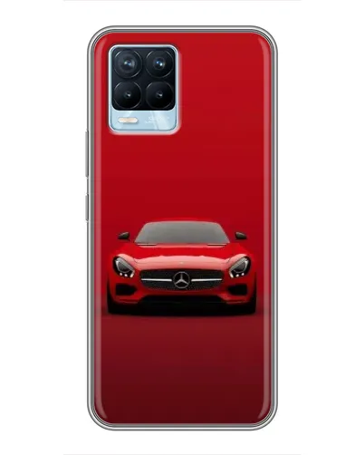 Чехол для Realme 8 с картинкой «Красный Mercedes AMG» Чехол для Realme 8 с картинкой «Красный Mercedes AMG»