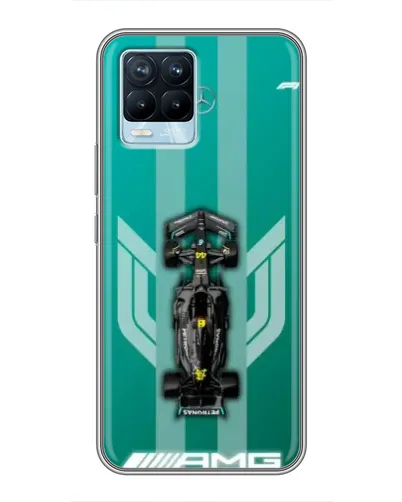 Чехол для Realme 8 с картинкой «Mercedes AMG Petronas» Чехол для Realme 8 с картинкой «Mercedes AMG Petronas»