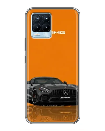 Чехол для Realme 8 с картинкой «Оранжевый Mercedes AMG» Чехол для Realme 8 с картинкой «Оранжевый Mercedes AMG»