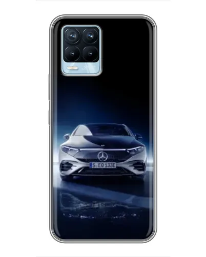 Чехол для Realme 8 с картинкой «Ночной Mercedes EQ» Чехол для Realme 8 с картинкой «Ночной Mercedes EQ»