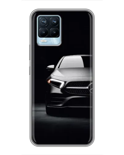 Чехол для Realme 8 с картинкой «Свет фар Mercedes» Чехол для Realme 8 с картинкой «Свет фар Mercedes»