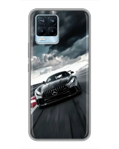Чехол для Realme 8 с картинкой «Гоночный Mercedes AMG» Чехол для Realme 8 с картинкой «Гоночный Mercedes AMG»