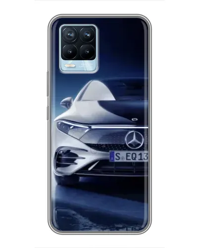 Чехол для Realme 8 с картинкой «Mercedes EQ — будущее» Чехол для Realme 8 с картинкой «Mercedes EQ — будущее»