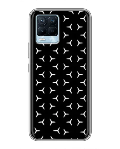 Чехол для Realme 8 с картинкой «Mercedes паттерн звезд» Чехол для Realme 8 с картинкой «Mercedes паттерн звезд»