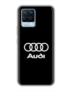 Чехол для Realme 8 с картинкой «Классическое лого Audi» Чехол для Realme 8 с картинкой «Классическое лого Audi»