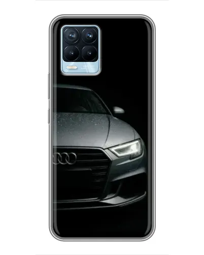 Чехол для Realme 8 с картинкой «Audi — детализация кузова» Чехол для Realme 8 с картинкой «Audi — детализация кузова»