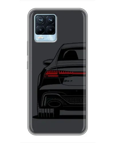 Чехол для Realme 8 с картинкой «Задняя часть Audi — арт» Чехол для Realme 8 с картинкой «Задняя часть Audi — арт»