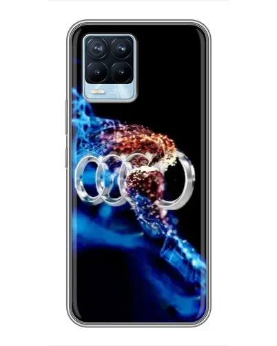 Чехол для Realme 8 с картинкой «Энергия лого Audi» Чехол для Realme 8 с картинкой «Энергия лого Audi»