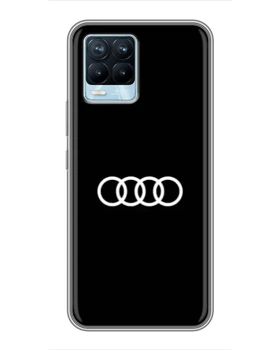 Чехол для Realme 8 с картинкой «Audi White Logo» Чехол для Realme 8 с картинкой «Audi White Logo»