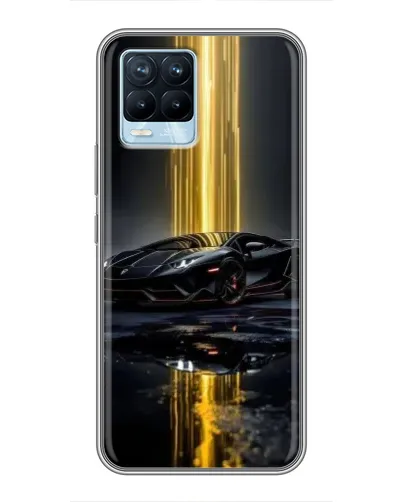 Чехол для Realme 8 с картинкой «Ночной Lamborghini драйв» Чехол для Realme 8 с картинкой «Ночной Lamborghini драйв»