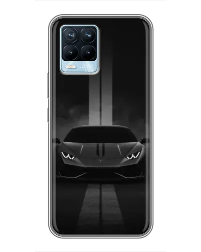 Чехол для Realme 8 с картинкой «Lamborghini симметрия дорог» Чехол для Realme 8 с картинкой «Lamborghini симметрия дорог»