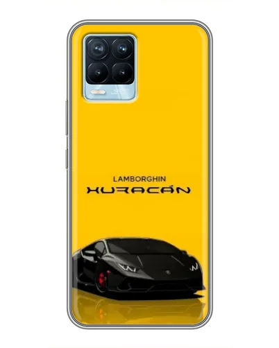 Чехол для Realme 8 с картинкой «Lamborghini Huracan черный» Чехол для Realme 8 с картинкой «Lamborghini Huracan черный»