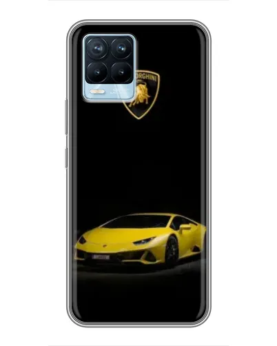 Чехол для Realme 8 с картинкой «Lamborghini желтый акцент» Чехол для Realme 8 с картинкой «Lamborghini желтый акцент»