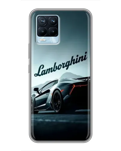 Чехол для Realme 8 с картинкой «Классическая надпись Lamborghini» Чехол для Realme 8 с картинкой «Классическая надпись Lamborghini»