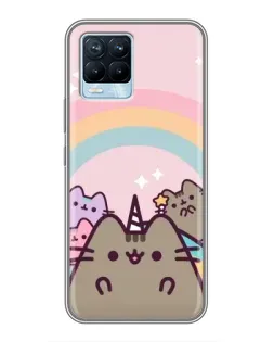 Чохол для Realme 8 з картинкою «Єдиноріг Pusheen»