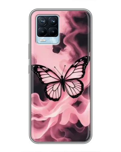 Чехол для Realme 8 с картинкой «Бабочка в дыму» Чехол для Realme 8 с картинкой «Бабочка в дыму»