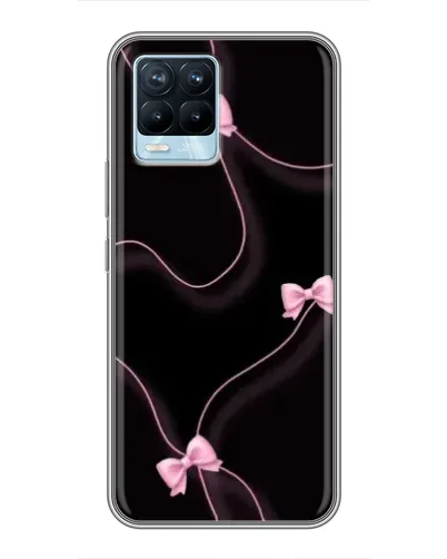 Чехол для Realme 8 с картинкой «Розовые ленты» Чехол для Realme 8 с картинкой «Розовые ленты»