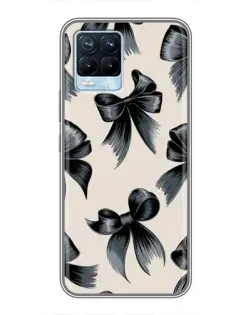 Чехол для Realme 8 с картинкой «Банты Coquette»