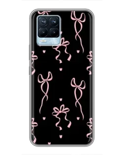 Чехол для Realme 8 с картинкой «Тонкие ленты»