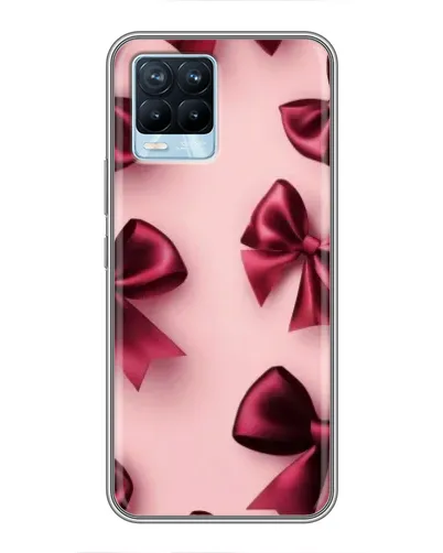 Чехол для Realme 8 с картинкой «Бордовый атлас» Чехол для Realme 8 с картинкой «Бордовый атлас»