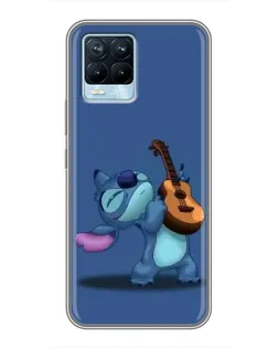 Чехол для Realme 8 с картинкой «Стич с укулеле» Чехол для Realme 8 с картинкой «Стич с укулеле»