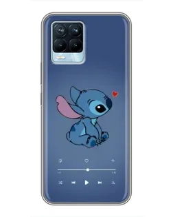 Чехол для Realme 8 с картинкой «Музыкальный Stitch» Чехол для Realme 8 с картинкой «Музыкальный Stitch»