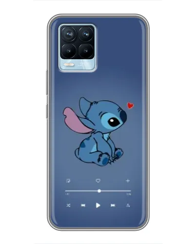 Чехол для Realme 8 с картинкой «Музыкальный Stitch»