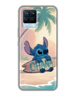 Чехол для Realme 8 с картинкой «Стич на серфе» Чехол для Realme 8 с картинкой «Стич на серфе»