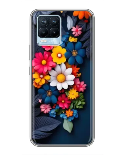 Чехол для Realme 8 с картинкой «Цветочная феерия» Чехол для Realme 8 с картинкой «Цветочная феерия»