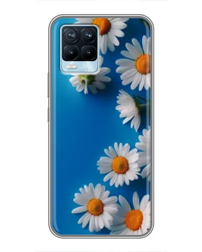 Чехол для Realme 8 с картинкой «Белоснежные маргаритки» Чехол для Realme 8 с картинкой «Белоснежные маргаритки»