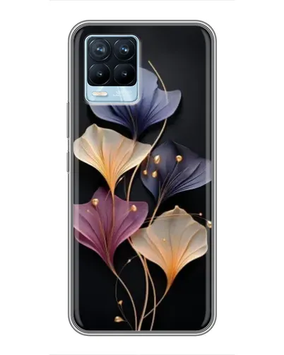 Чехол для Realme 8 с картинкой «Лиловые цветы грации» Чехол для Realme 8 с картинкой «Лиловые цветы грации»