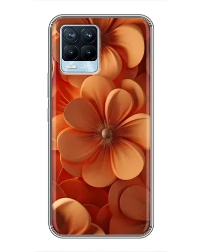 Чехол для Realme 8 с картинкой «Оранжевый макро цветок» Чехол для Realme 8 с картинкой «Оранжевый макро цветок»