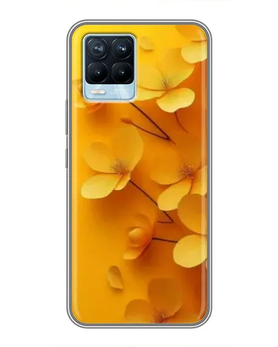 Чехол для Realme 8 с картинкой «Золотые лепестки» Чехол для Realme 8 с картинкой «Золотые лепестки»