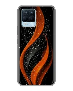 Чохол для Realme 8 з картинкою «Вогняна зоряна хвиля» Чохол для Realme 8 з картинкою «Вогняна зоряна хвиля»