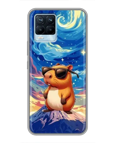 Чохол для Realme 8 з картинкою «Капібара Ван Гога»