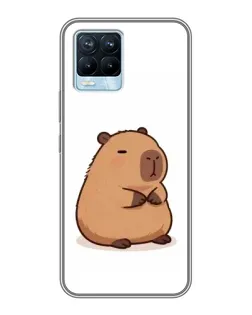 Чохол для Realme 8 з картинкою «Товстенька капібара»