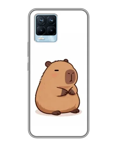Чохол для Realme 8 з картинкою «Товстенька капібара»