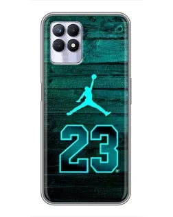 Чохол для Realme 8i з картинкою «Jordan Cyan 23»