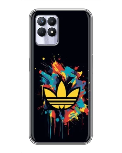 Чехол для Realme 8i с картинкой «Adidas Splash» Чехол для Realme 8i с картинкой «Adidas Splash»