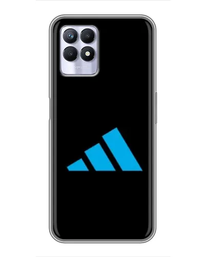 Чехол для Realme 8i с картинкой «Adidas Cyan Logo» Чехол для Realme 8i с картинкой «Adidas Cyan Logo»