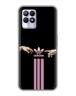 Чехол для Realme 8i с картинкой «Adidas Hands»