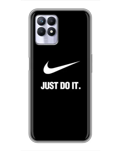 Чехол для Realme 8i с картинкой «Классический принт Nike» Чехол для Realme 8i с картинкой «Классический принт Nike»