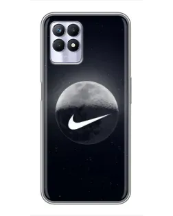 Чехол для Realme 8i с картинкой «Nike в стиле граффити»