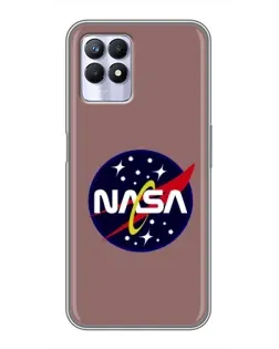 Чохол для Realme 8i з картинкою «NASA — ретро космос»