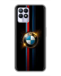 Чехол для Realme 8i с картинкой «BMW M-Power неон»